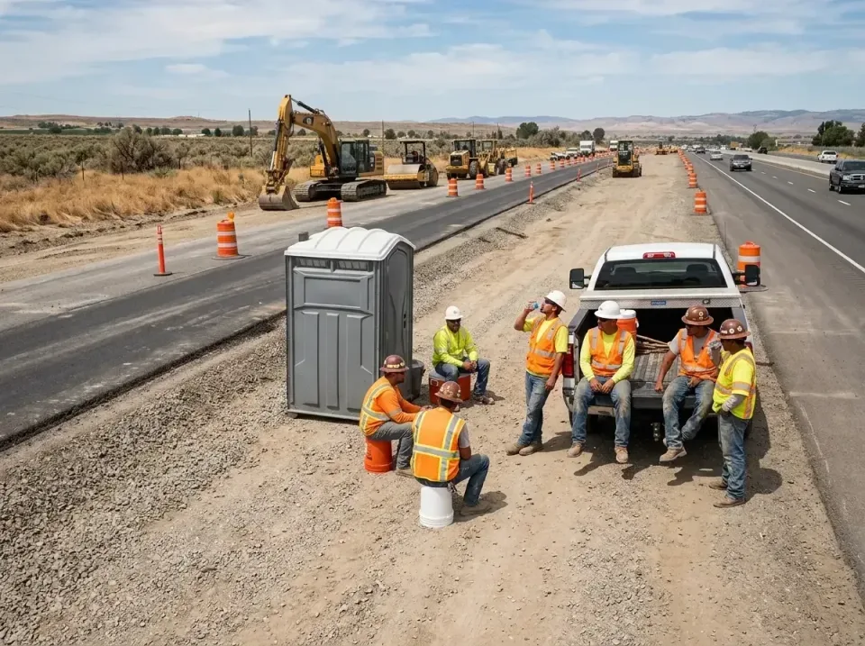 highway-road-construction-crew-007 — frequently asked questions, Porta Potty and Restroom Rentals in Cave Spring, VA
